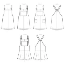 Dungaree, McCall's | 12 - 20 -Tailor Supplies Sales Store ZB11 174