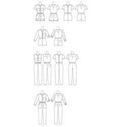 Overall, McCalls 7330 | 32-40 -Tailor Supplies Sales Store ZB11 175