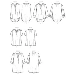 Blouse, McCalls 7324 | 40-48 -Tailor Supplies Sales Store ZB11 182