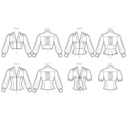 Blouse, McCall‘s 7978 | 40-48 -Tailor Supplies Sales Store ZB11 192