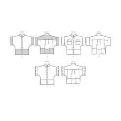 Blouse, McCall´s 8001| 42-50 -Tailor Supplies Sales Store ZB11 198