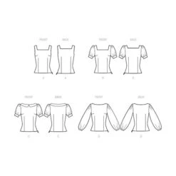 Top | McCalls 8287 | 32-40 -Tailor Supplies Sales Store ZB11 199