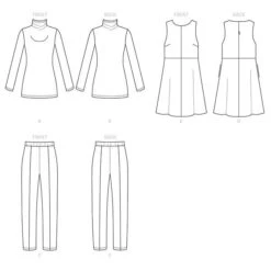 Top | Tunic | Pants - Kathryn Brenne, Vogue 9337 | 16 - 24 21 Top | Tunic | Pants - Kathryn Brenne, Vogue 9337 | 16 - 24 -Tailor Supplies Sales Store ZB11 201