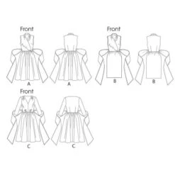 Dress, Butterick 5850 | 8 - 16 -Tailor Supplies Sales Store ZB11 207