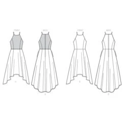 Dress, Vogue 9252 | 6 - 14 -Tailor Supplies Sales Store ZB11 208