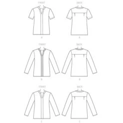 Tunic, Vogue 9151 | XS - M -Tailor Supplies Sales Store ZB11 209