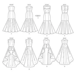 Dress | McCalls 6838 | 40-48 23 Dress | McCalls 6838 | 40-48 -Tailor Supplies Sales Store ZB11 235