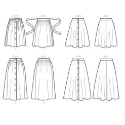 Skirt, McCall‘s 7981 | 42-50 -Tailor Supplies Sales Store ZB11 260