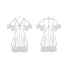 Dress, Vogue 1676 | 40-48 -Tailor Supplies Sales Store ZB11 28