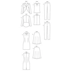 Blazer/Top/Trousers/Dress /Skirt , Butterick 6718 | 32-40 13 Blazer/Top/Trousers/Dress /Skirt , Butterick 6718 | 32-40 -Tailor Supplies Sales Store ZB11 32