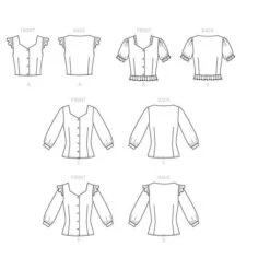 Blouse, McCalls | 32-40 -Tailor Supplies Sales Store ZB11 5