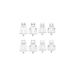 Dress, McCalls 5613 | 104-122 -Tailor Supplies Sales Store ZB11 50