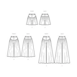 Skirt / Pants | McCalls 8292 | 32-40 -Tailor Supplies Sales Store ZB11 56