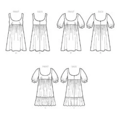 Dress | McCalls 8197 | 42-50 -Tailor Supplies Sales Store ZB11 59