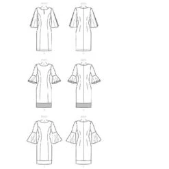 Dress | Butterick 6624 | 44-50 17 Dress | Butterick 6624 | 44-50 -Tailor Supplies Sales Store ZB11 69