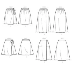 Skirt, McCall‘s 7960 | 40-48 -Tailor Supplies Sales Store ZB11 7