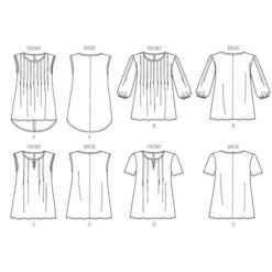 Tops, Butterick 6024 | L - 2XL -Tailor Supplies Sales Store ZB11 84