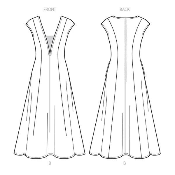 Misses' Dress And Dickie, Very Easy Vogue 9292 | 6 - 22 10 Misses' Dress And Dickie, Very Easy Vogue 9292 | 6 - 22 - Image 8