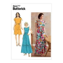 Dress, Butterick B6677 | 40-48