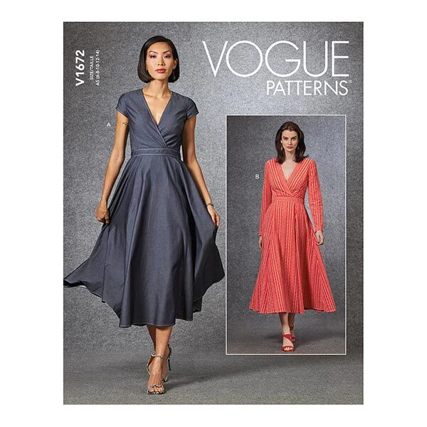 Dress, Vogue 1672 | 40-48 3 Dress, Vogue 1672 | 40-48