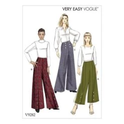 High-Waisted Pants, Very Easy Vogue9282 | 6 - 22
